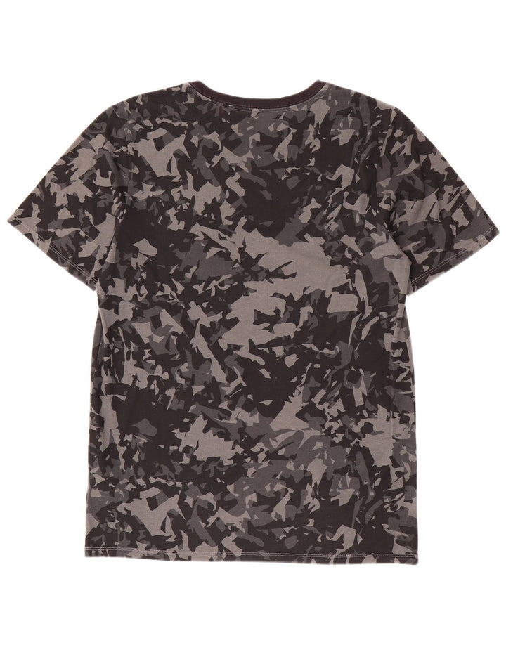 NIKE Herre Athletic Cut Grafisk T-shirt Top Lille sort Camouflage Bomuld