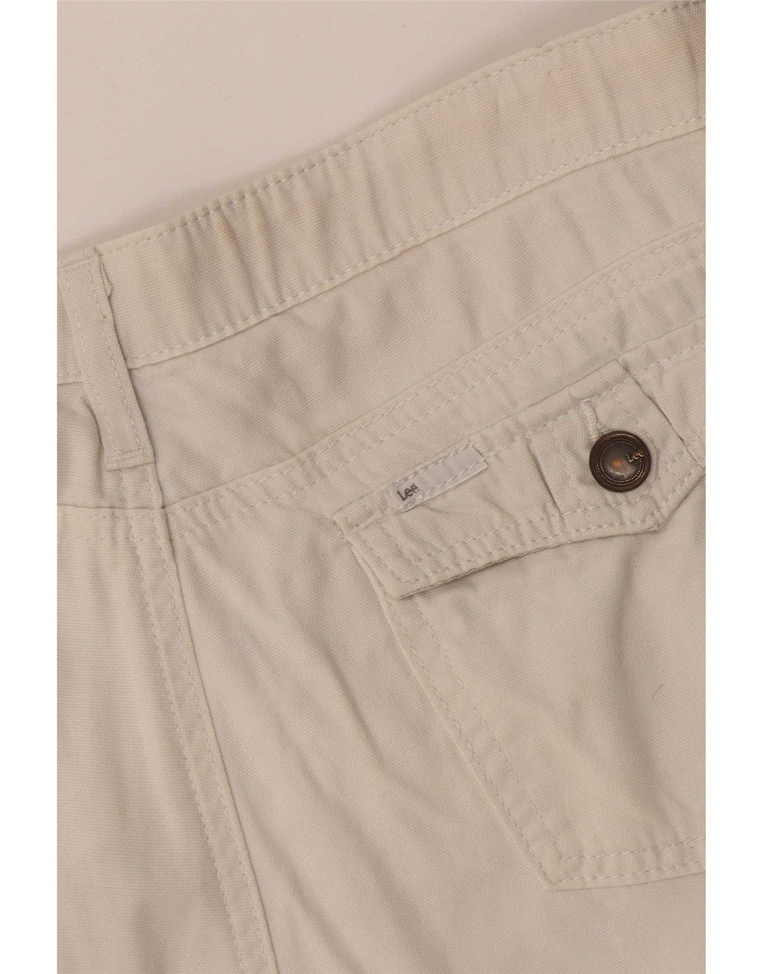 Lee Casual Shorts til kvinder W36 XL Hvid
