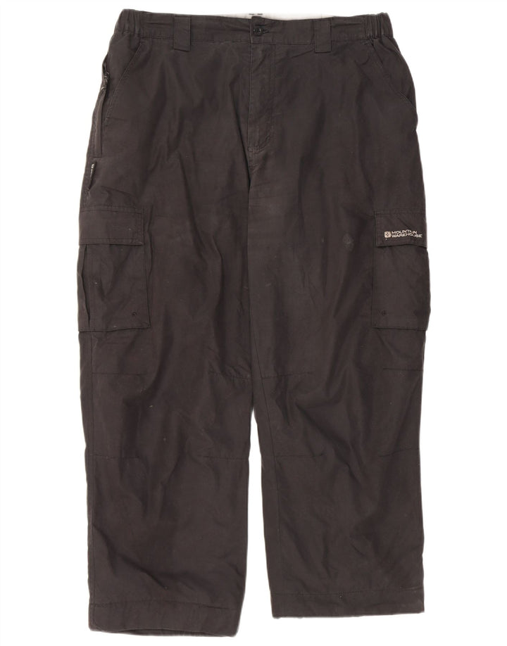 Mountain Warehouse Herre Straight Cargo Cropped Bukser W36 L25 Sort
