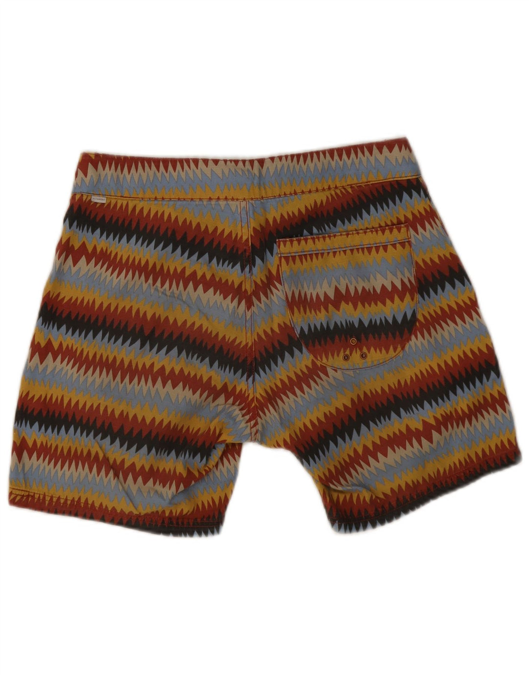 Vintage badeshorts til mænd Medium flerfarvet stribet