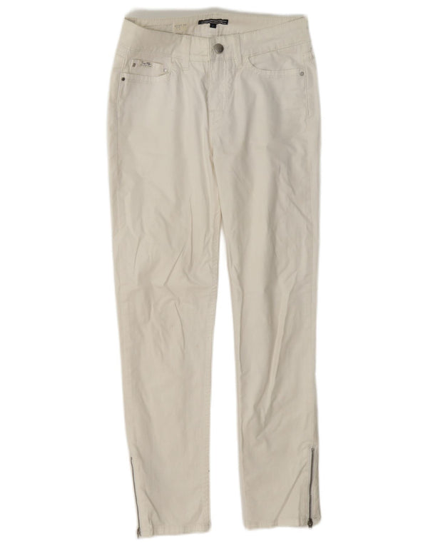 Tommy Hilfiger Dame Milan RW Slim Casual Bukser US 2 XS W24 L26 Hvid