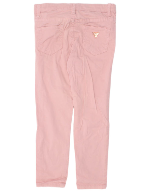 Guess Girls Slim Casual Bukser 4-5 år W22 L18 Pink Bomuld