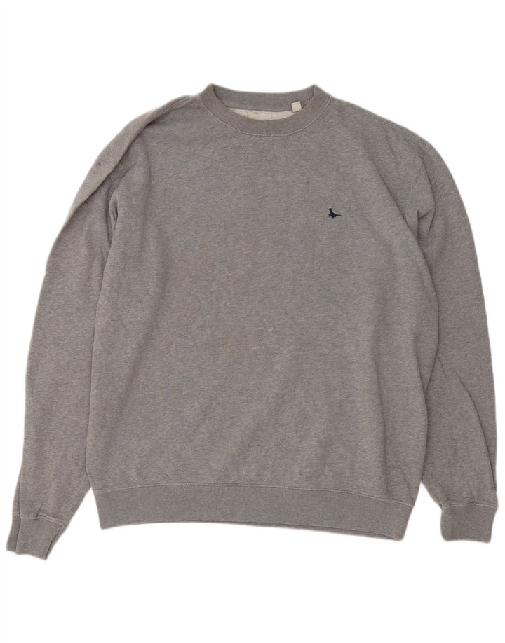 Jack Wills Herre sweatshirt Jumper Medium Grey Flecked Bomuld