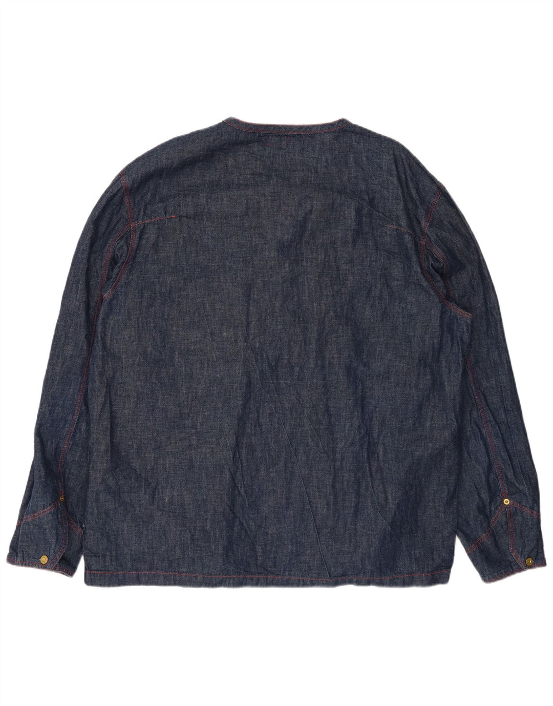 LEVI'S Herre Pullover Denim Shirt XL Marineblå Bomuld