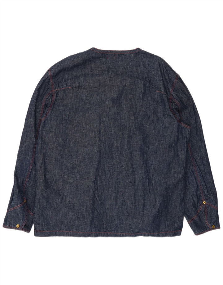 LEVI'S Herre Pullover Denim Shirt XL Marineblå Bomuld