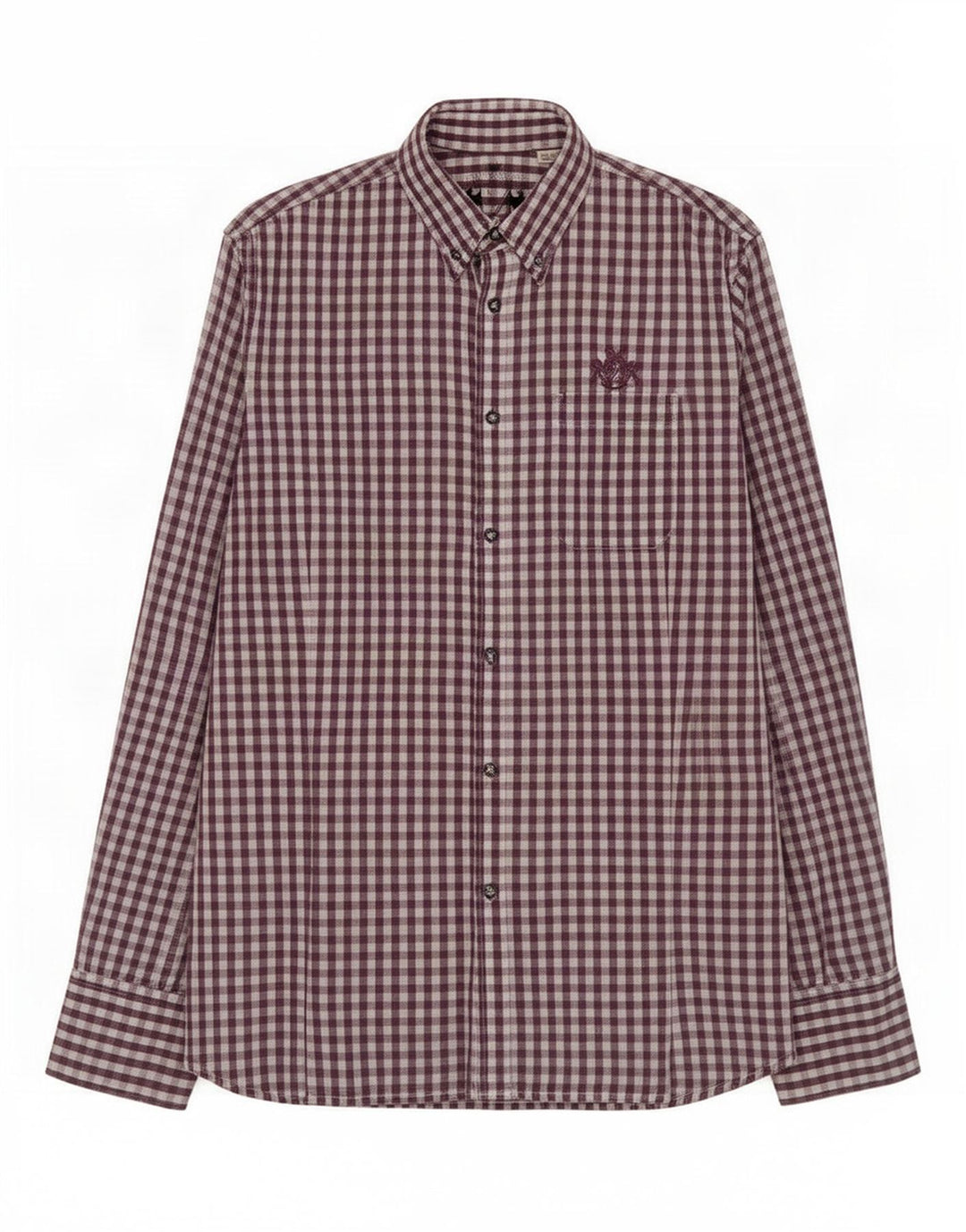 Diesel Herreskjorte Stor Lilla Gingham Bomuld