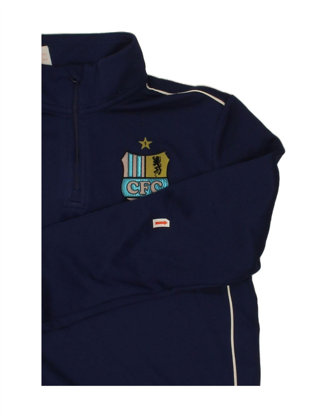 ADIDAS Boys Climalite Pullover Tracksuit Top 11-12 Years  Navy Blue Vintage Adidas and Second-Hand Adidas from Messina Hembry 