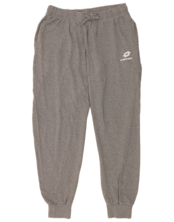 Lotto Mens Tracksuit Trousers Joggers 2XL  Grey Flecked Cotton