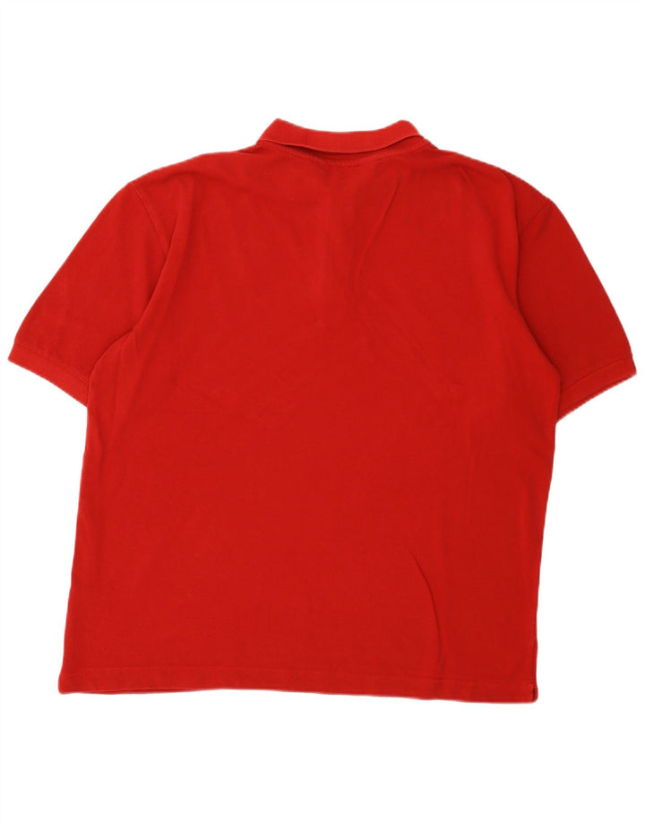 Kappa herre poloshirt XL rød bomuld