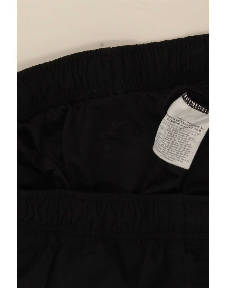 Nike Dame Dri Fit Sport Shorts UK 16 Large Black Polyester
