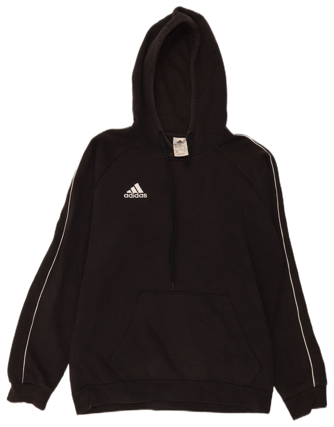 Adidas Herre hættetrøje Jumper Medium Sort Bomuld
