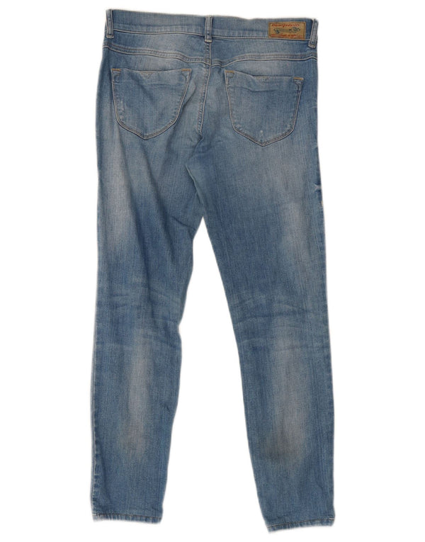 Diesel Womens Livier-Ankle Low Waist Super Slim Jegging Jeans W28 L27 Blue