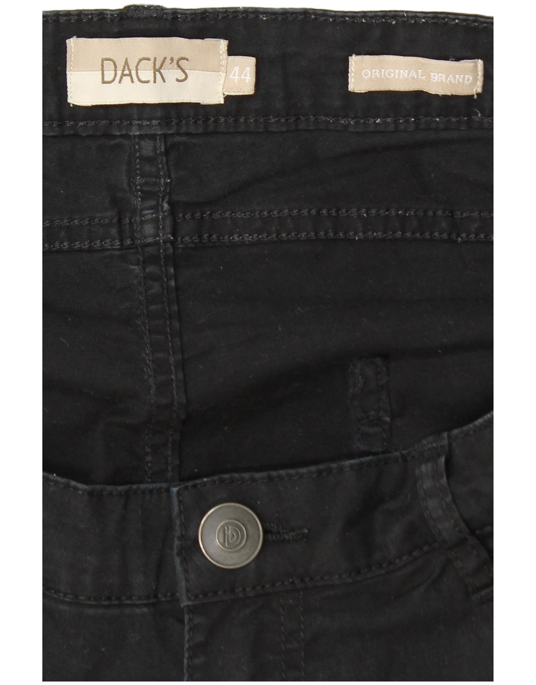 DACK'S Regular Fit denimshorts IT 44 Medium W28 Sort bomuld