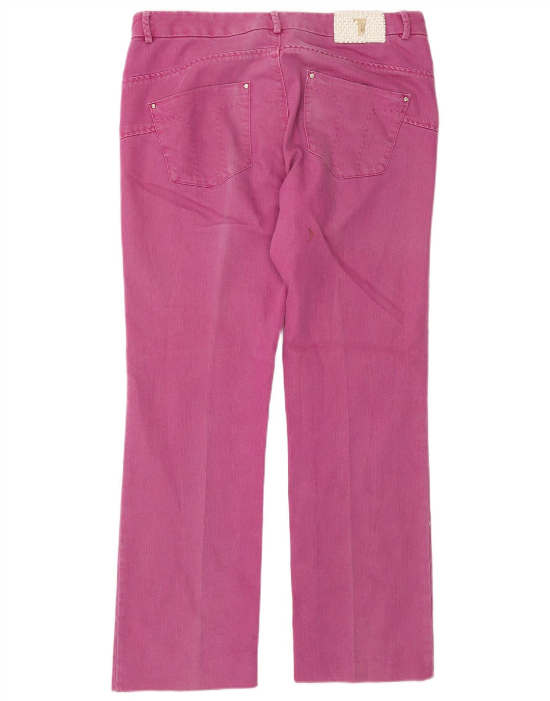 Trussardi Lige Jeans til kvinder W30 L30 Pink Bomuld