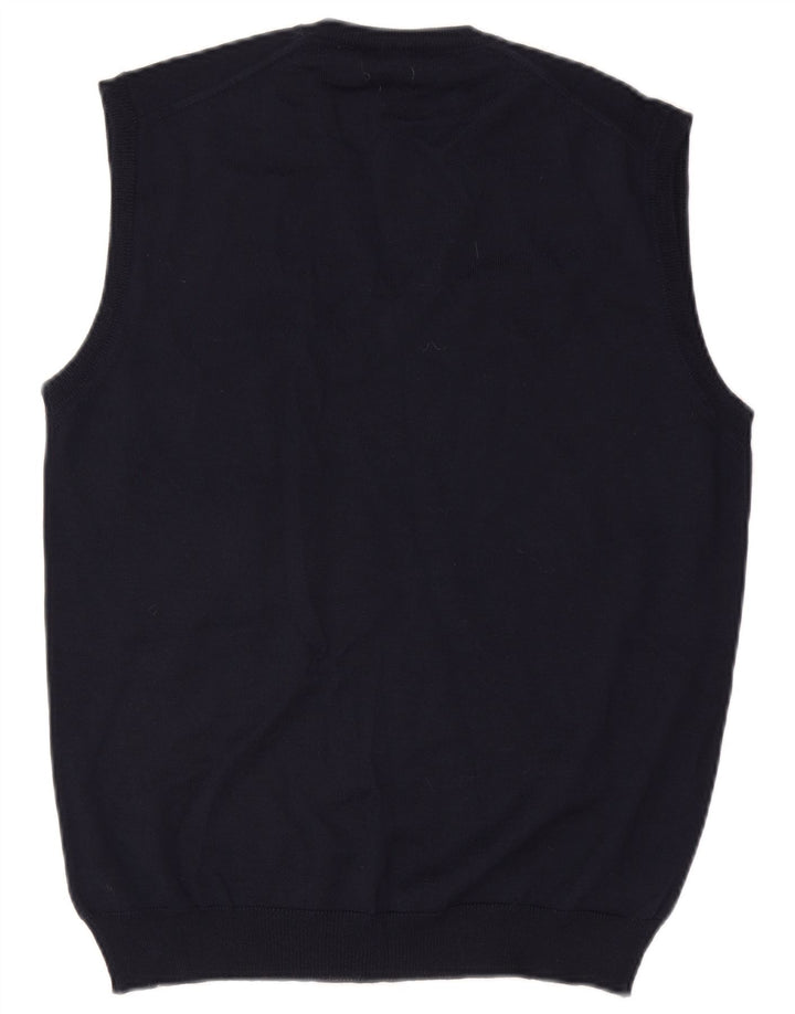 MAPIER Herrevest Tank Top Medium Marineblå Uld