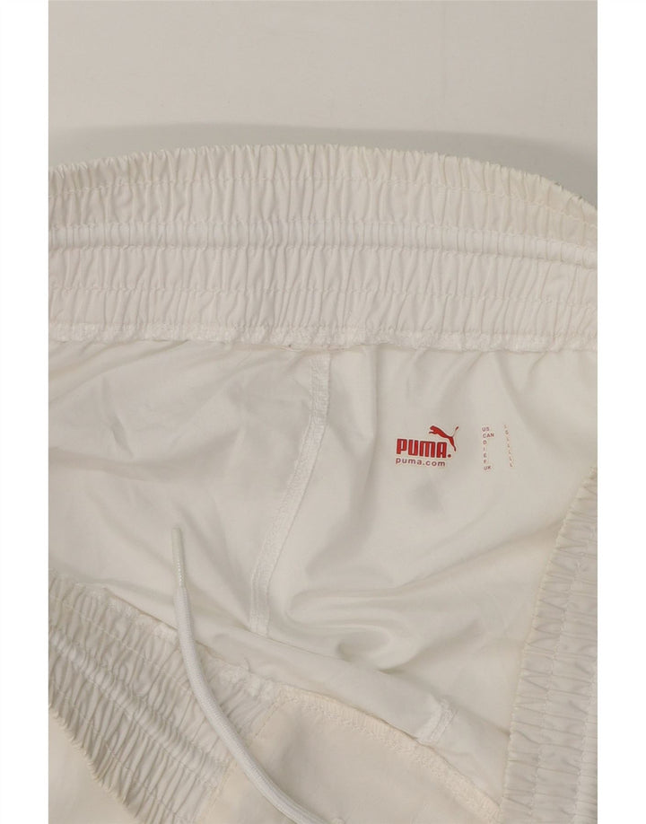Puma Herre Italia Sports Shorts Large White Colourblock
