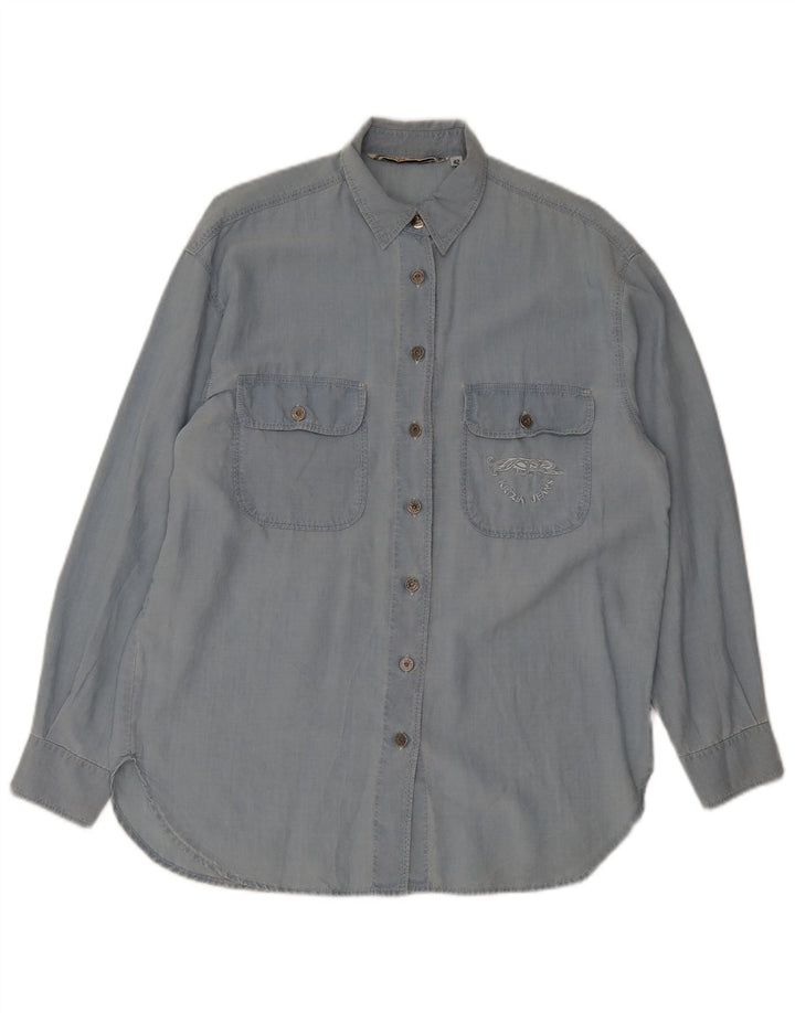 Krizia Jeans Dameskjorte IT 42 Medium Blue