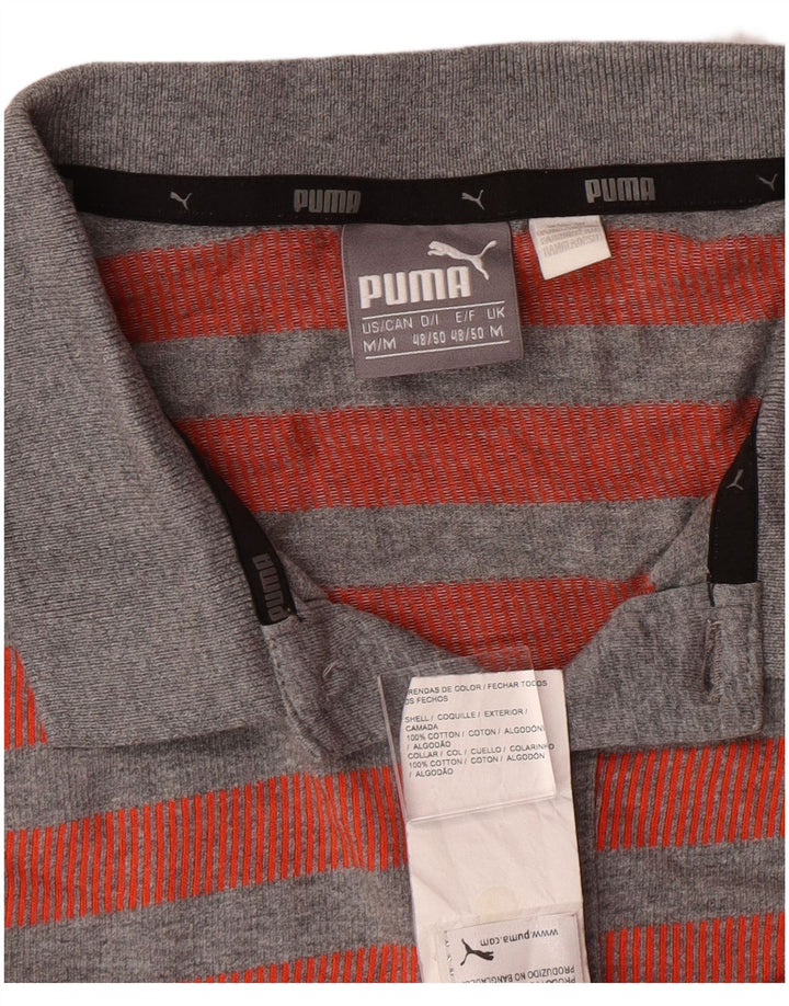 PUMA Poloshirt til mænd Medium rødstribet bomuld