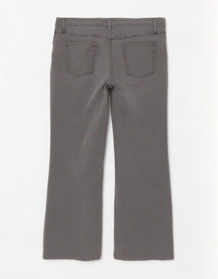 Marks & Spencer Dame Per Una Bootcut Jeans UK 14 Medium W34 L28 Grå