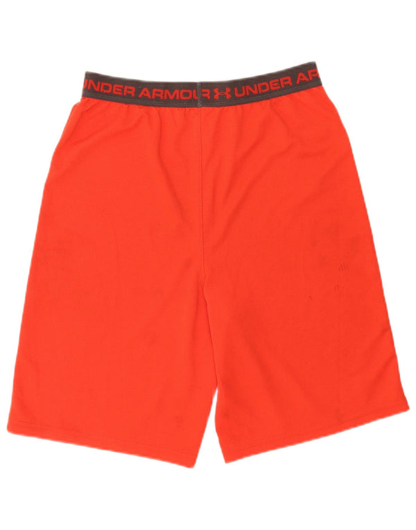 Under Armour Boys Heat Gear Grafiske sportsshorts 13-14 år XL Orange