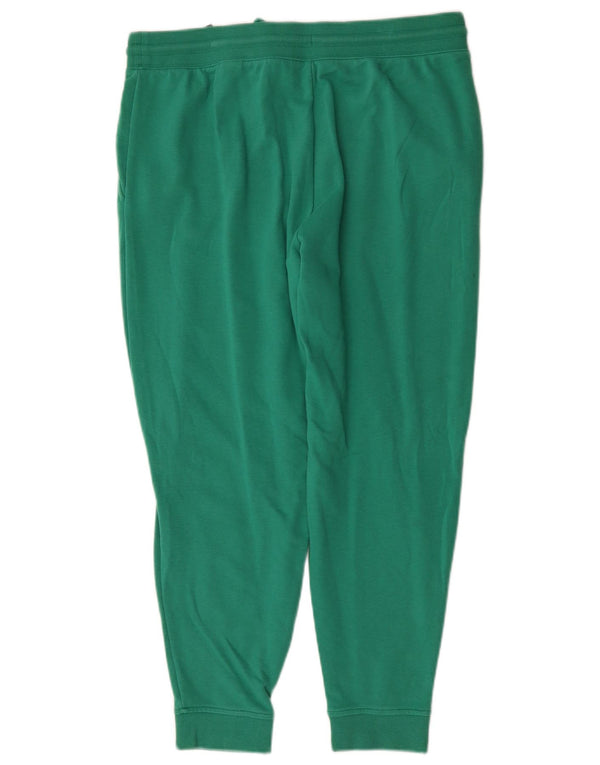 Marks & Spencer Womens træningsdragt Bukser Joggers UK 16 Large Green Cotton