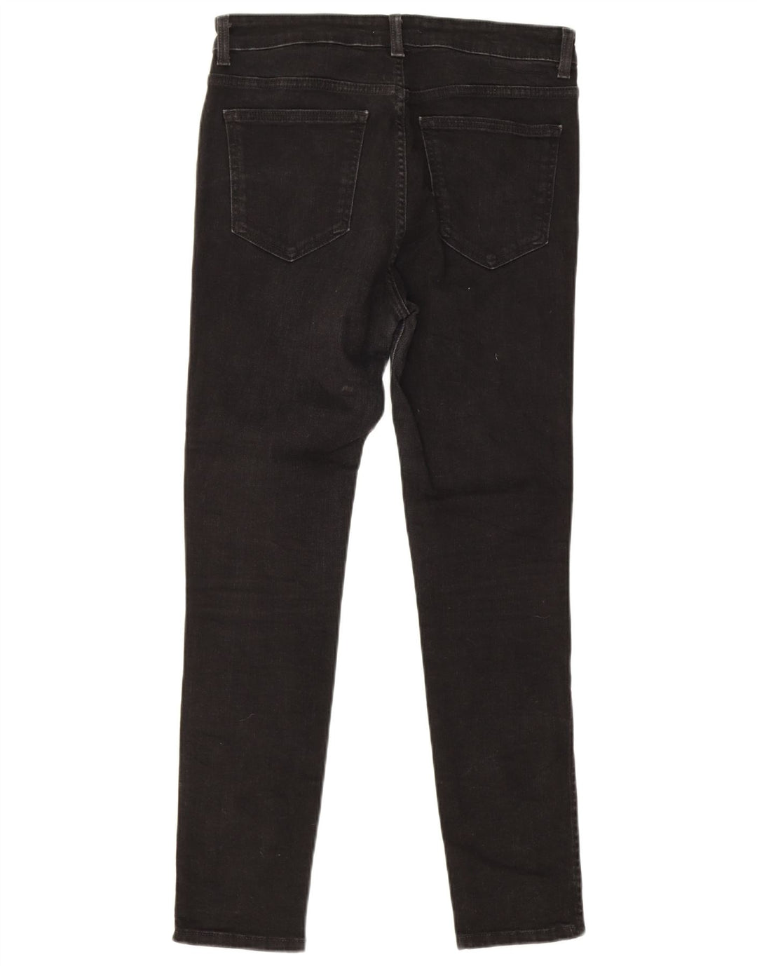 Zara Dame Slim Jeans EU 40 Medium W30 L28 Sort Bomuld