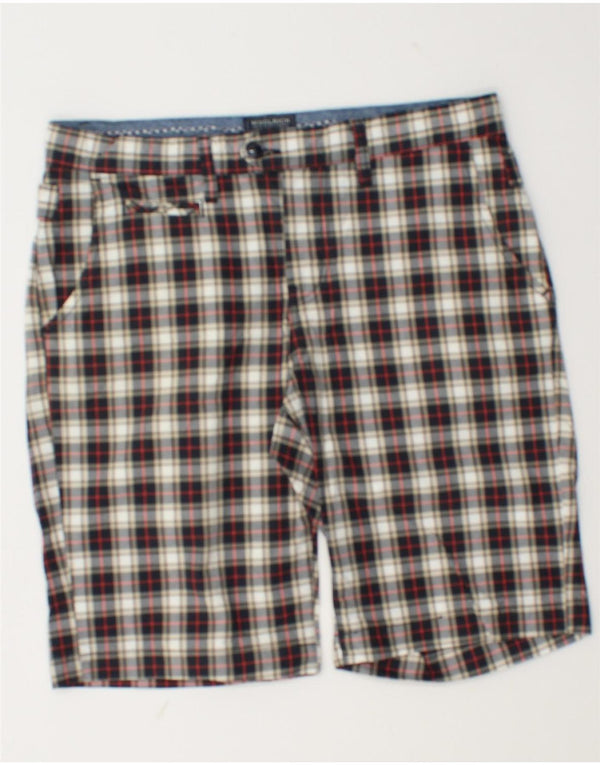 Woolrich Chino Shorts til mænd W31 Medium Flerfarvet ternet bomuld
