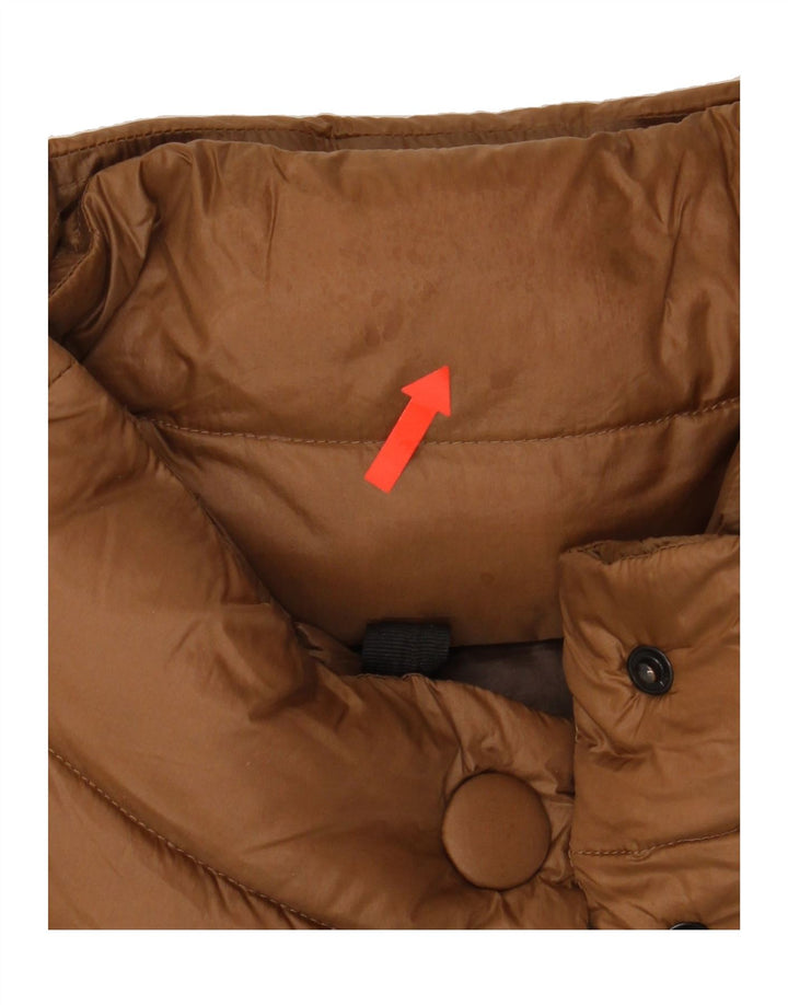 BLAUER Womens Padded Coat UK 14 Medium Brown Vintage Blauer and Second-Hand Blauer from Messina Hembry 