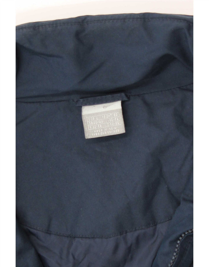 Nike Herre Windbreaker Jacket UK 42/44 Large Navy Blue