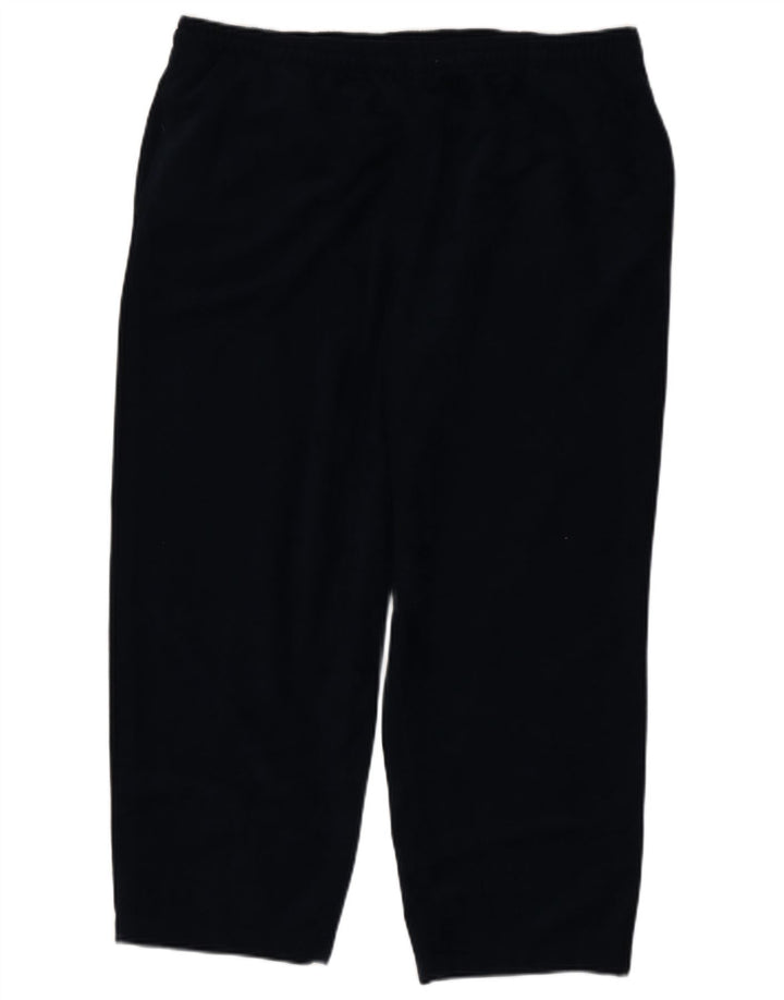 Great Escapes Herre Velour Træningsdragt Bukser XL Navy Blue Polyester
