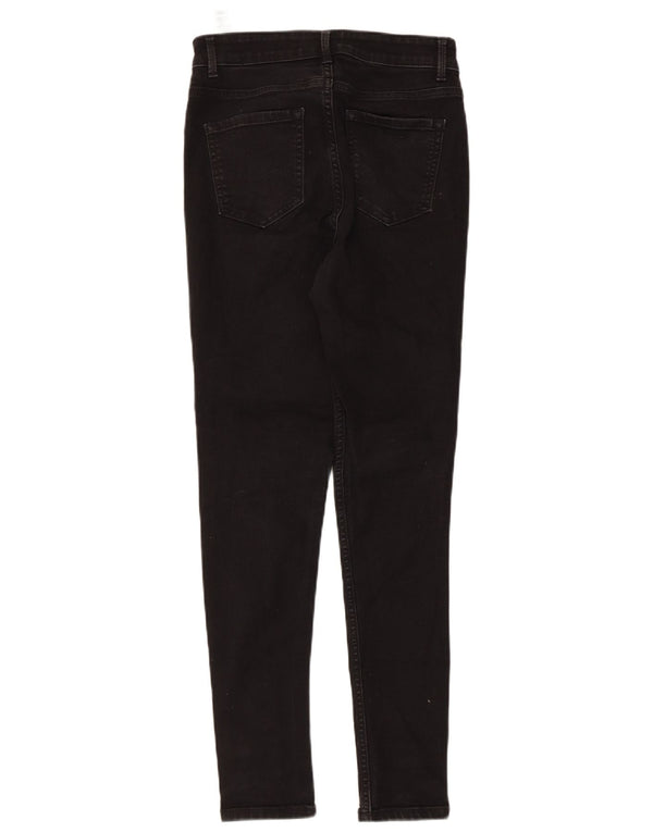 Marks & Spencer Womens The Ivy Skinny Jeans UK 8 Small W26 L27 Black Bomuld