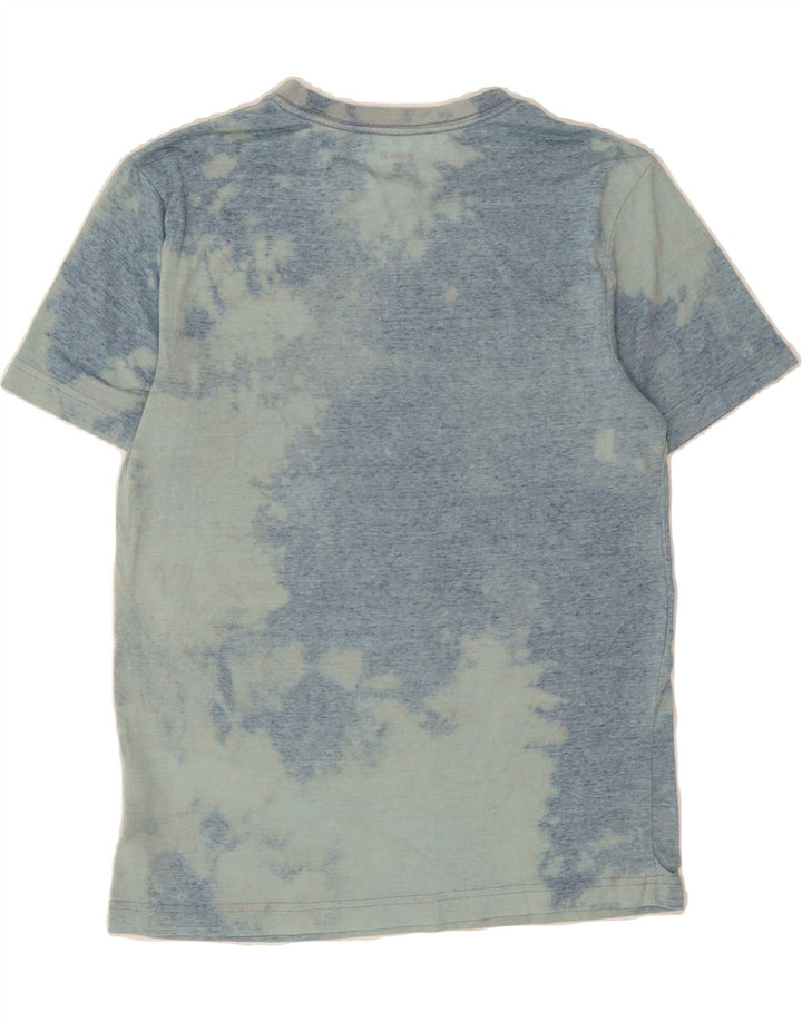 HURLEY Mens Graphic T-Shirt Top Small Blue Tie Dye Polyester Vintage Hurley and Second-Hand Hurley from Messina Hembry 