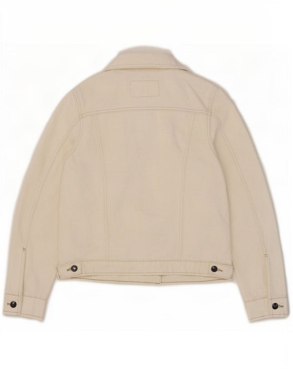 Marks & Spencer Dame denimjakke UK 8 Small White Bomuld