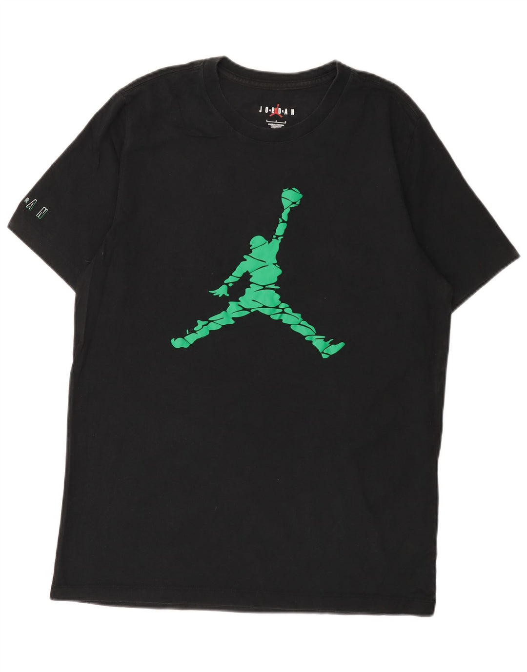 Jordan Herre grafisk T-shirt Top Stor sort bomuld