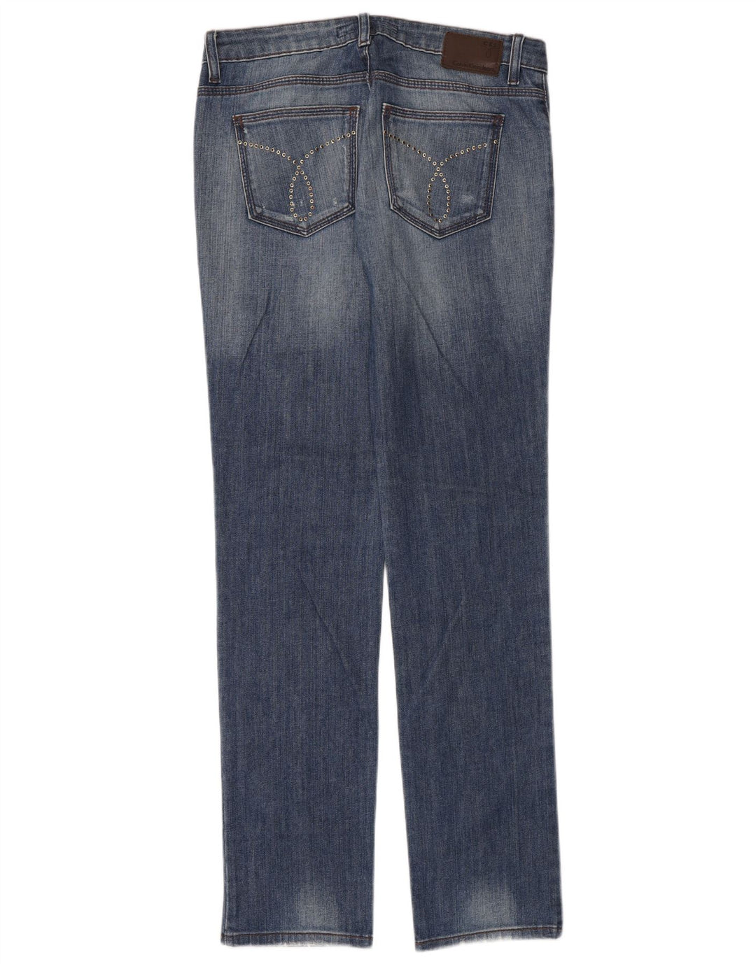 Calvin Klein Dame Slim Jeans W29 L33 Blå Bomuld