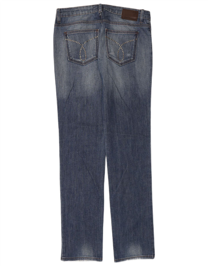 Calvin Klein Dame Slim Jeans W29 L33 Blå Bomuld