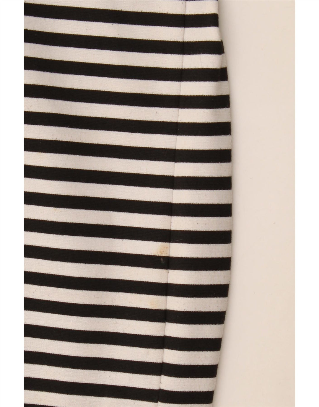 Marks & Spencer Dame Asymmetrisk Nederdel UK 14 Large W34 Sort Stribet