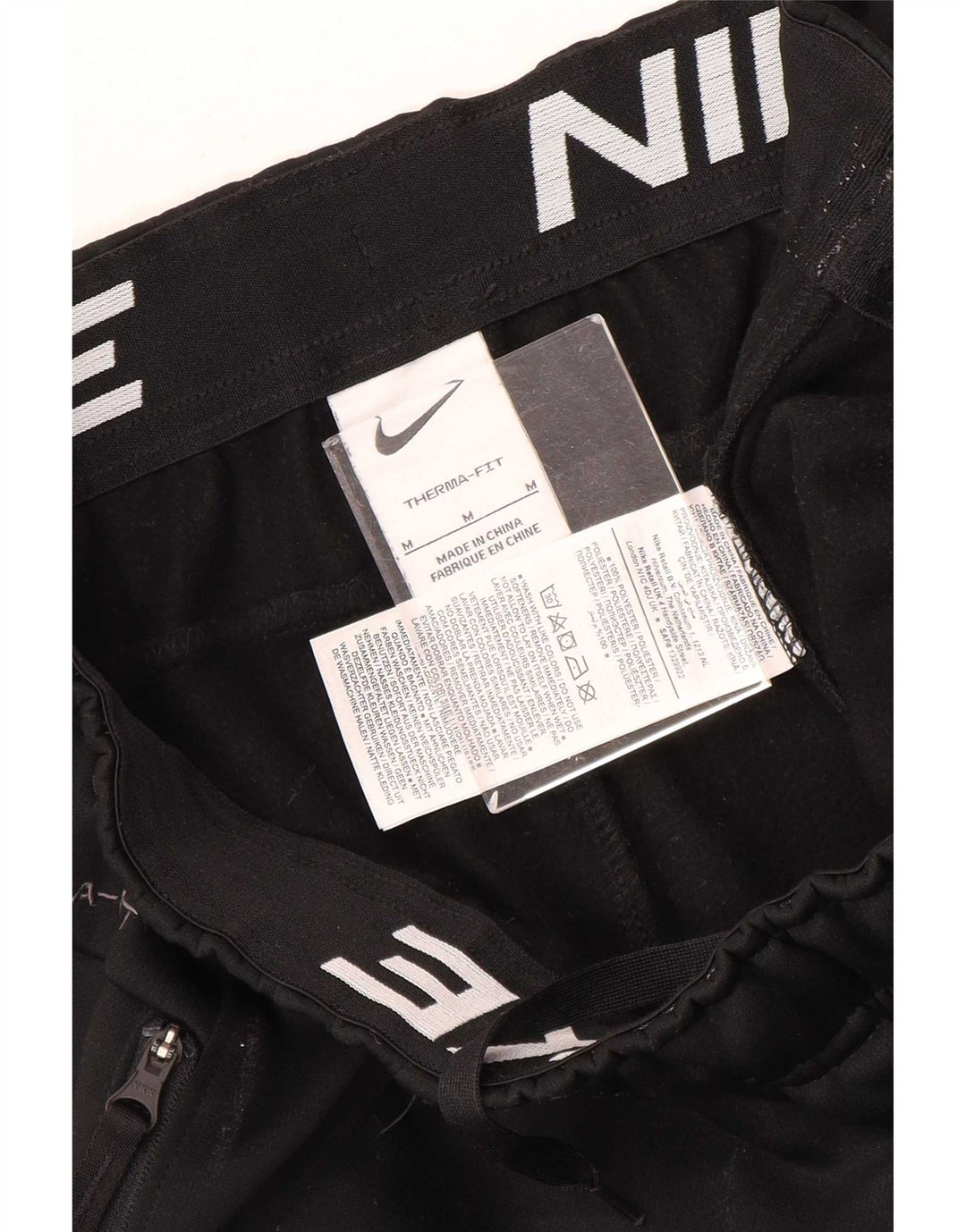 Nike Herre Therma-Fit træningsdragt Bukser Joggers Medium Sort Polyester