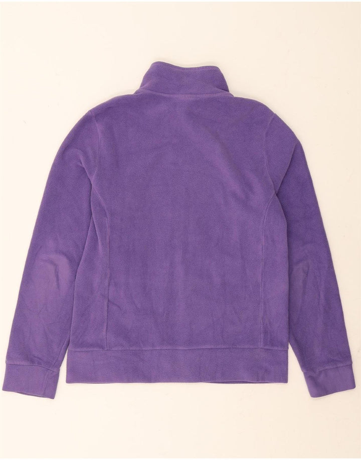 PUMA Womens Fleece Jacket UK 14 Medium Purple Vintage Puma and Second-Hand Puma from Messina Hembry 