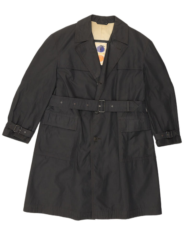 Firelli Herre Trench Coat UK 38 Medium Grey Classic