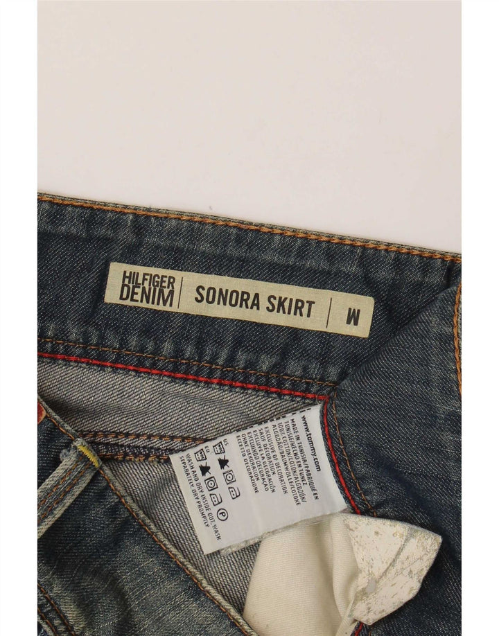 Tommy Hilfiger Dame Sonora Denim Nederdel Medium W34 Blå Bomuld