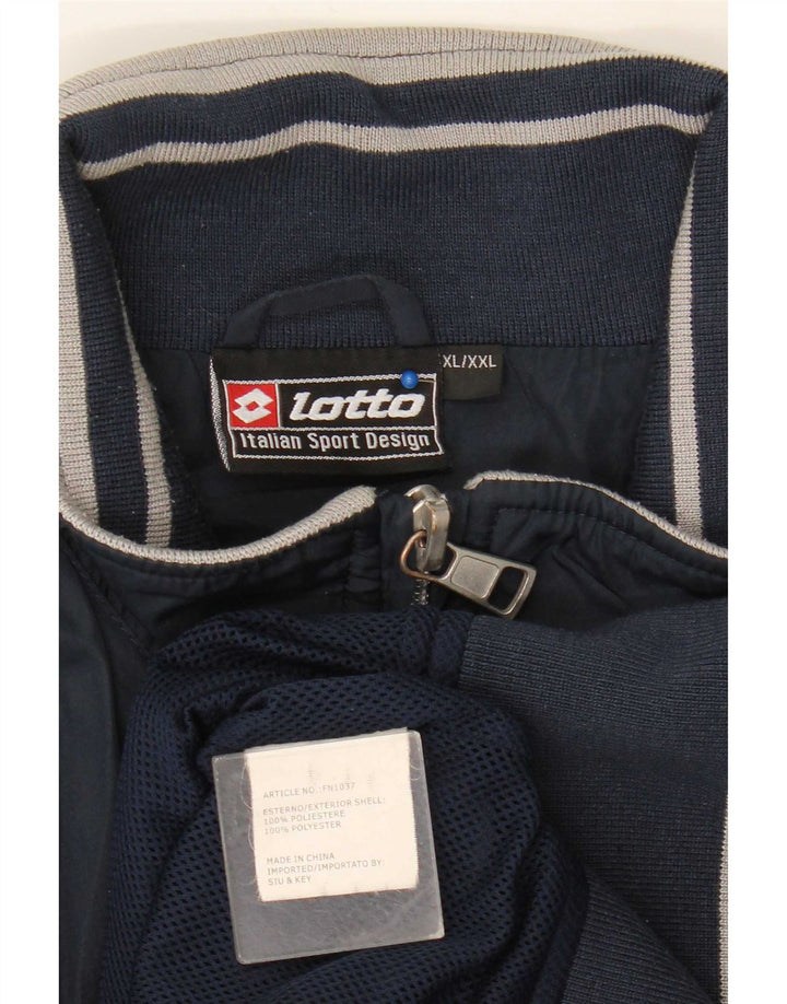 Lotto Bomberjakke til mænd UK 42 XL Navy Blue Polyester