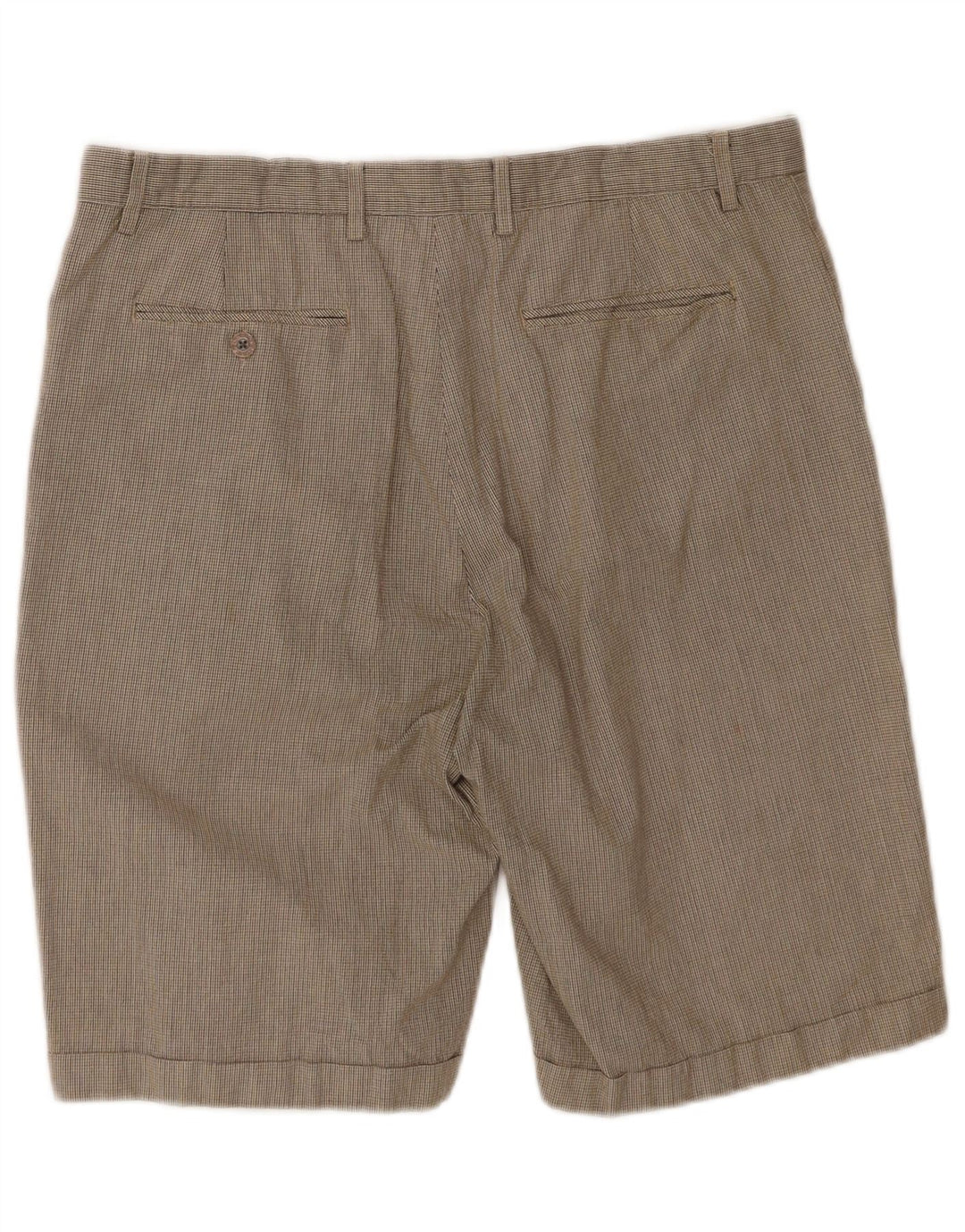 PRINGLE Mens Chino Shorts Large W36 Grey Houndstooth Cotton