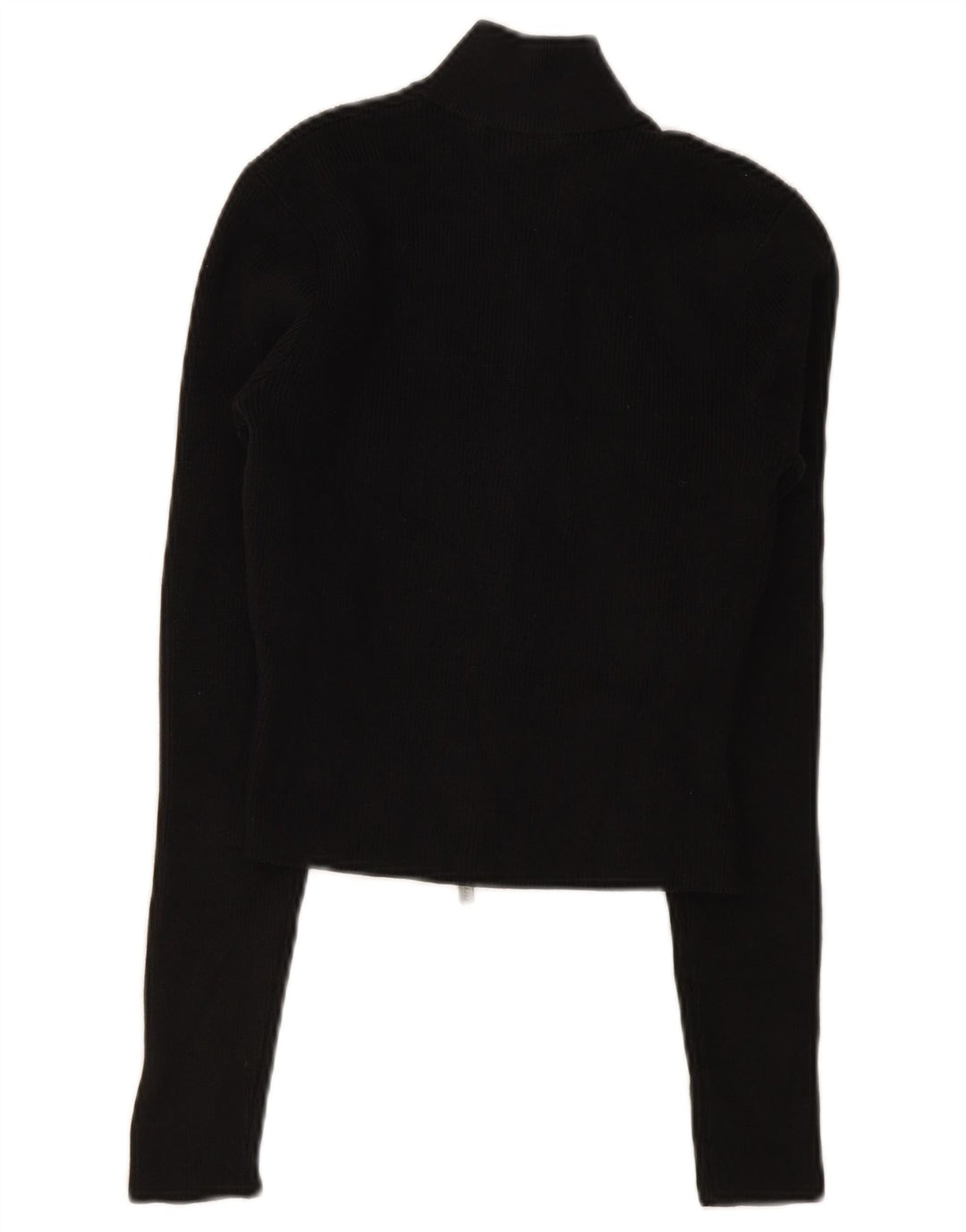 Dickies Womens Crop Cardigan Sweater UK 4 XS Sort