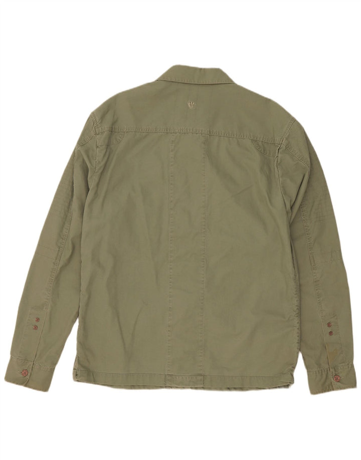 Fat Face Herre Utility Jacket UK 38 Medium Khaki Cotton