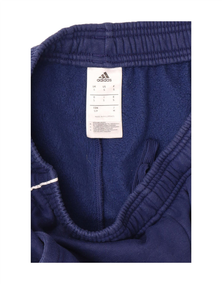 ADIDAS Mens Tracksuit Trousers Joggers Small  Navy Blue Vintage Adidas and Second-Hand Adidas from Messina Hembry 