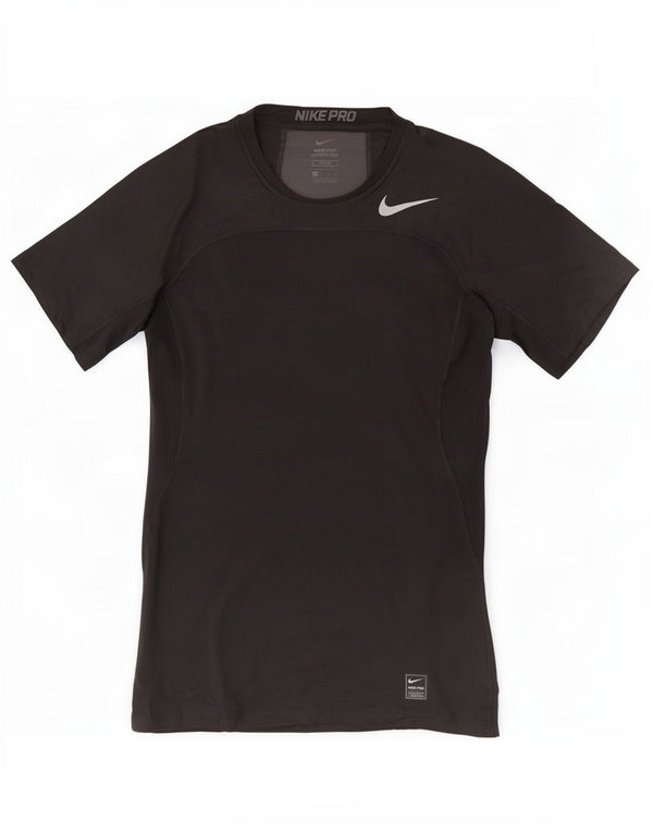 Nike Mens Dri Fit Graphic Vest Top Small Black Geometric Polyester