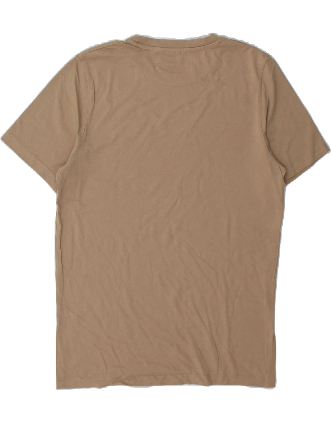JACK & JONES Mens T-Shirt Top Small Beige Cotton Vintage Jack & Jones and Second-Hand Jack & Jones from Messina Hembry 