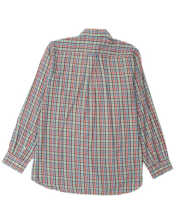 BARBOUR Mens Shirt Medium Multicoloured Gingham Cotton