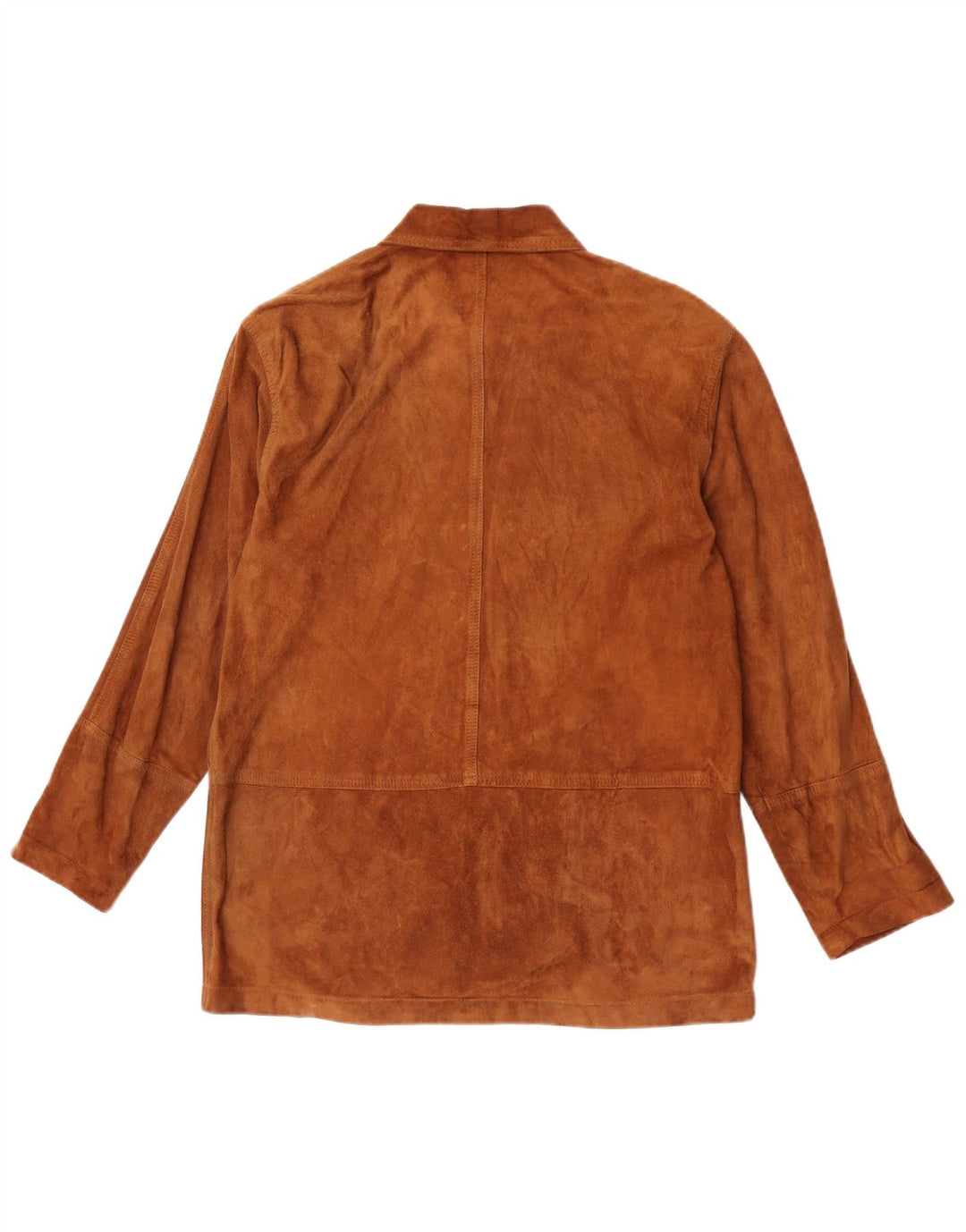 Vintage dame ruskindsjakke IT 42 medium brunt læder